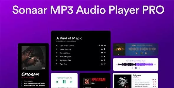 Sonaar MP3 Music Player Pro - Music & Podcast Player for WordPress
