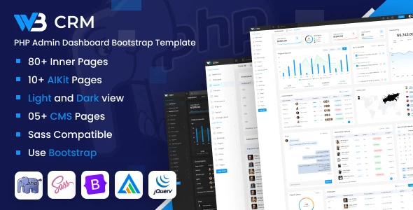 W3CRM - Bootstrap Admin Dashboard Template