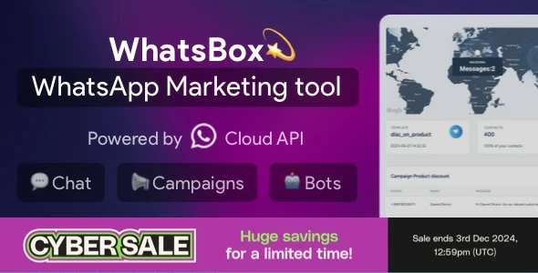 WhatsBox - The WhatsApp Marketing - Bulk Sender, Chat, Bots, SaaS