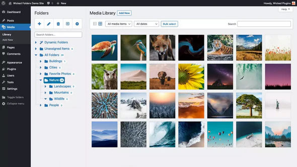 Wicked Folders Pro - WordPress Media Library Folders Plugin