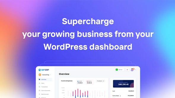 WP ERP Pro - Supercharge Your Growing Business from Your WordPress Dashboard