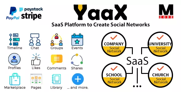 YaaX - SaaS Platform to Create Social Networks - With Custom Domains
