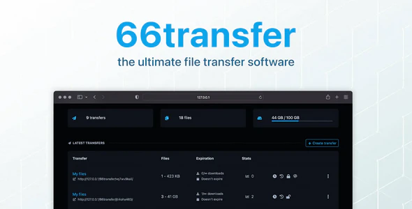 66transfer - Easy File Transfer Tool