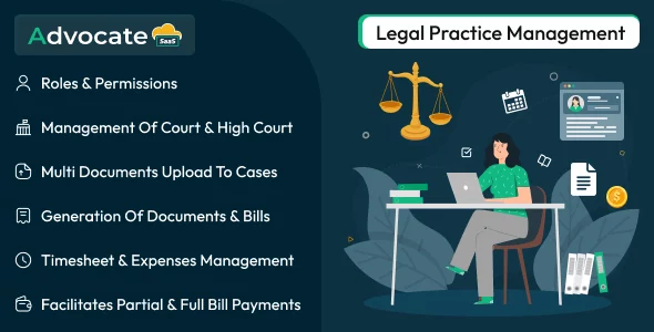 AdvocateGo SaaS - Legal Practice Management