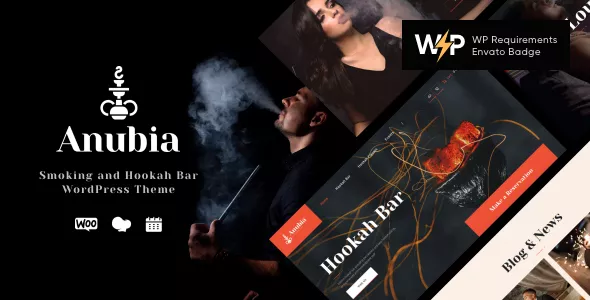Anubia - Smoking and Hookah Bar WordPress Theme