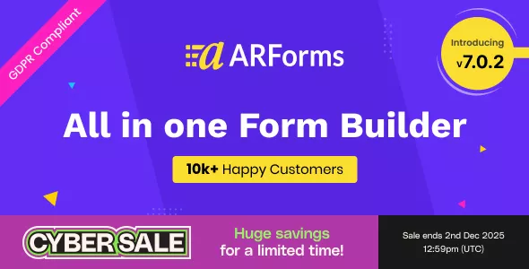 ARForms - Wordpress Form Builder Plugin, Contact Form