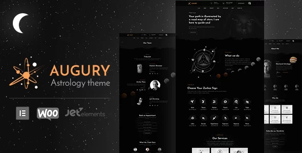 Augury - Horoscope, Astrology WordPress Theme