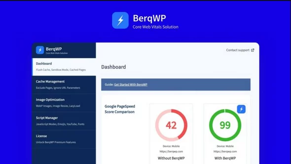 BerqWP - WordPress Speed & Core Web Vitals Optimization Plugin
