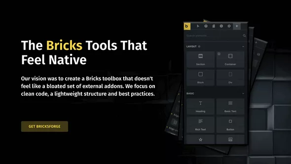 Bricksforge - The Bricks Tools That Feel Native
