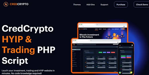 CredCrypto - HYIP Investment and Trading Script