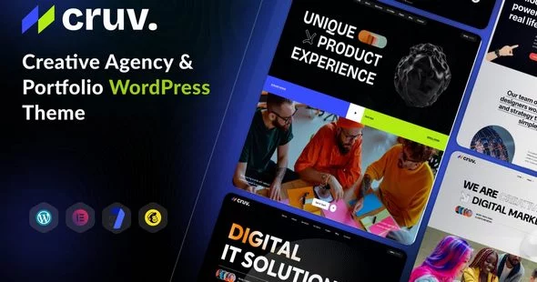 Cruv - Creative Agency & Portfolio WordPress Theme