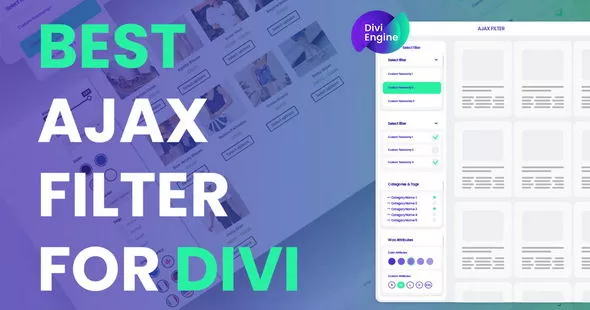 Divi Ajax Filter