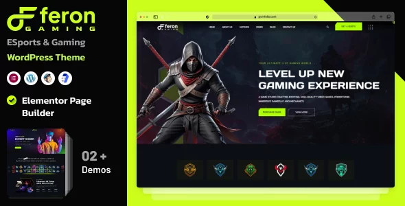 Feron - eSports and Gaming WordPress Theme