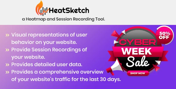 HeatSketch - Heatmap and Session Recording Tool (SaaS Platform)