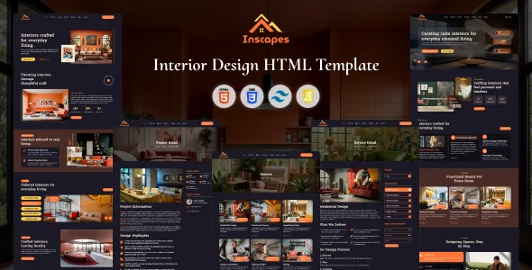 Inscapes - Modern Interior Design HTML Template