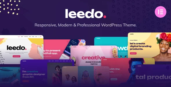 Leedo - Modern, Colorful & Creative Portfolio WordPress Theme