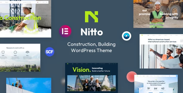 Nitto - Building, Construction WordPress Theme