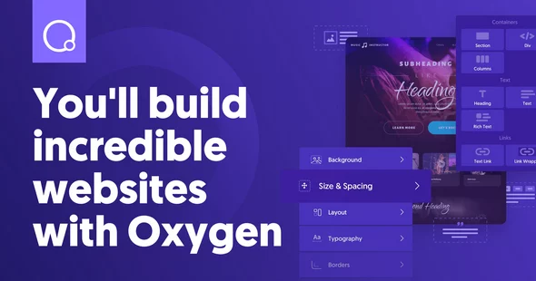 Oxygen - Ultimate Visual Site Builder for WordPress & WooCommerce