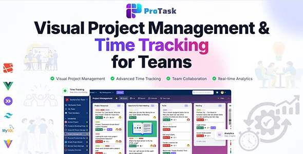 ProTask - Project Management & Time Tracking for Teams