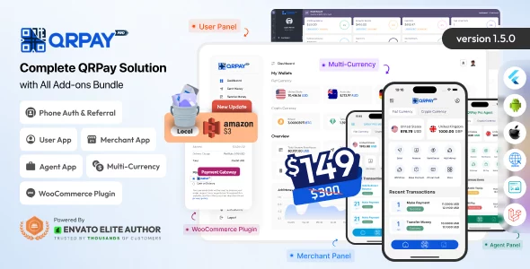 QRPay Pro - Complete QRPay Solution with All Add-ons Bundle
