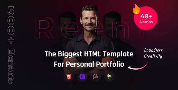 Reeni - Personal Portfolio Resume Template