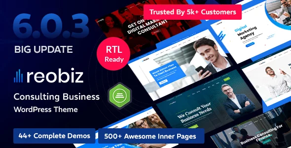 Reobiz - Consulting Business WordPress Theme
