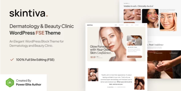 Skintiva - Dermatology & Beauty Clinic Gutenverse FSE WordPress Theme