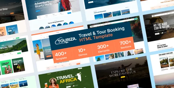 Touriza - Tour & Travel Booking HTML Template