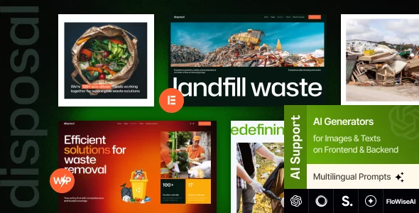 Disposal - Waste Removal & Recycling WordPress Theme