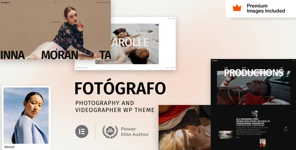 Fotógrafo - Photography Videographer WordPress Theme