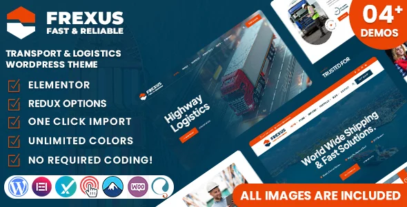 Frexus - Transport & Logistics WordPress Theme