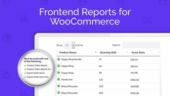 Frontend Reports for WooCommerce