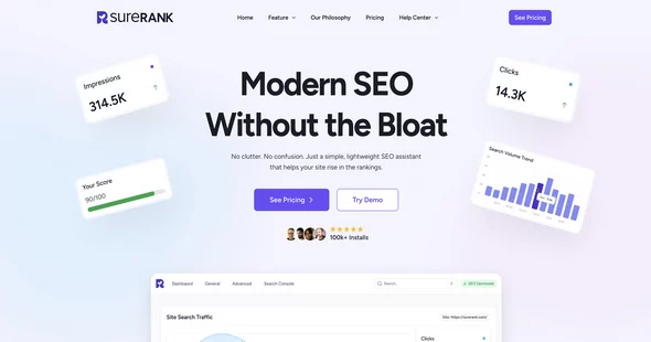 SureRank Pro - Modern SEO without the Bloat