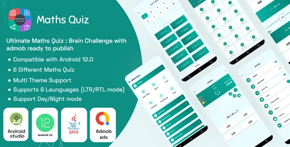 Ultimate Maths Quiz - Brain Challenge with Admob Ready to Publish