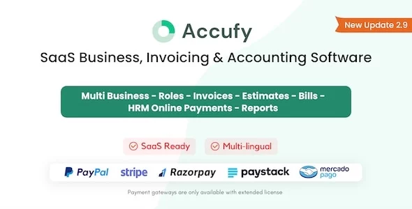 Accufy - SaaS Business & Accounting Software