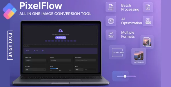 BatchPixel - All in One Image Conversion & Optimizer Tool