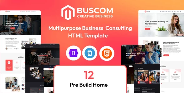 Buscom - Multipurpose Business and Corporate Template