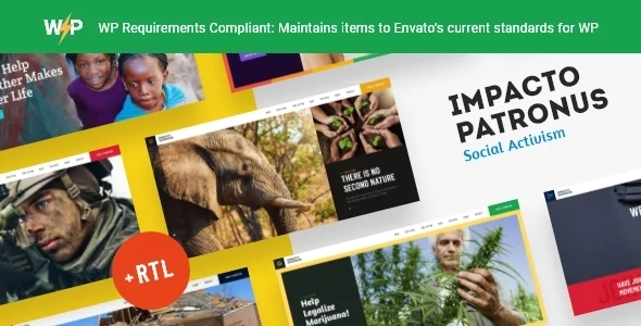 Impacto Patronus - Coronavirus Protection, Petitions & Social Activism WordPress Theme + RTL