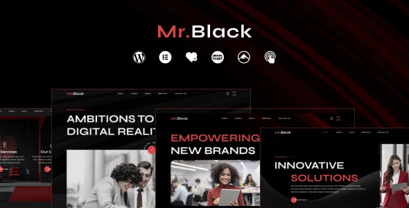 Mr.Black - Business Agency WordPress Theme