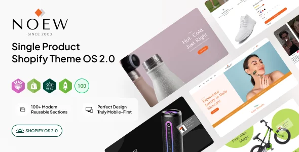 Noew - Single Product Shopify Theme OS 2.0