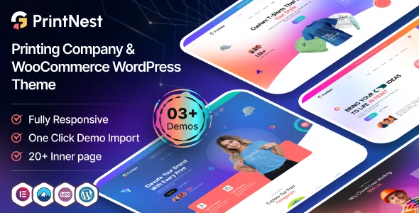 PrintNest - Printing Company & WooCommerce WordPress Theme