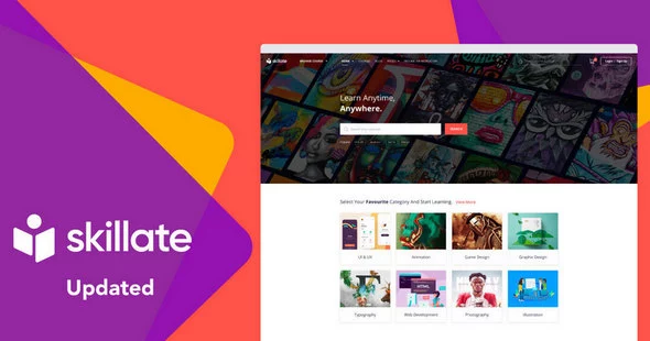 Skillate - WordPress eLearning Theme