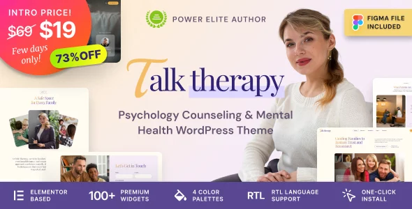 Talk Therapy - Psychology Counseling & Mental Health WordPress Theme