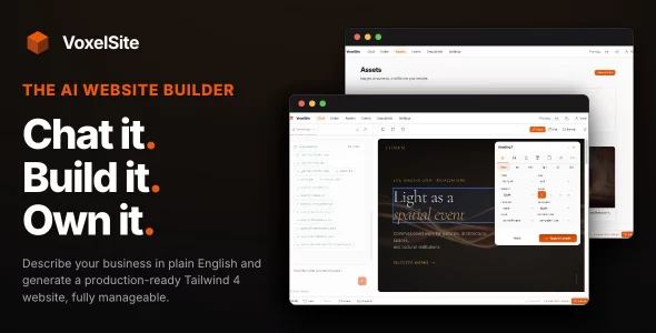 VoxelSite - AI Website Generator