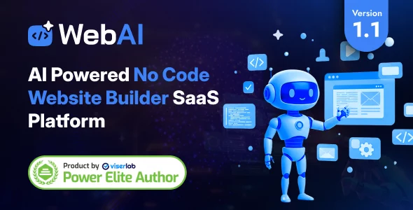 WebAI - AI Powered No Code Website Builder SaaS Platform