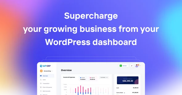 WP ERP Pro - Supercharge Your Growing Business from Your WordPress Dashboard