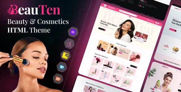 Beauten - Beauty Cosmetic & Skincare HTML Template