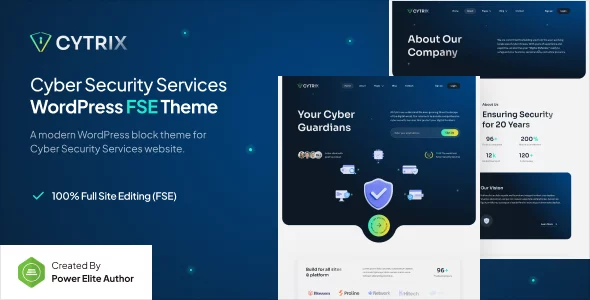 Cytrix - Cyber Security Services Gutenverse FSE WordPress Block Theme