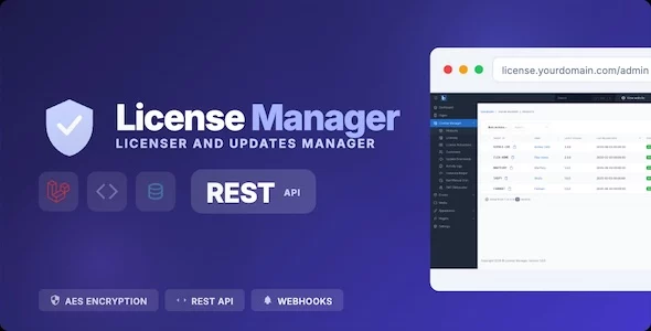 License Manager - Laravel PHP Licenser and Updates Manager