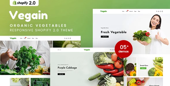 Vegvi - Organic Vegetables Responsive Shopify 2.0 Theme